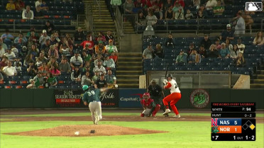 Mitch White records his eighth and final strikeout