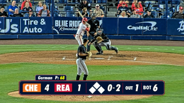 Nestor German's seven strikeouts