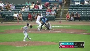 Charlie Pagliarini homers (13) on a fly ball to right field.