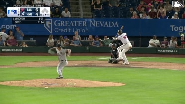 A.J. Vukovich homers (6) on a fly ball to left field.