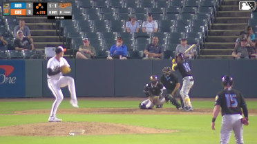 Jose Devers singles on a ground ball to shortstop Griff O'Ferrall. Luke Hill scores. Joe Lampe to 3rd.