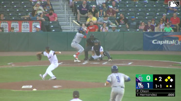 Mason Olson In play, run(s) to Roynier Hernandez