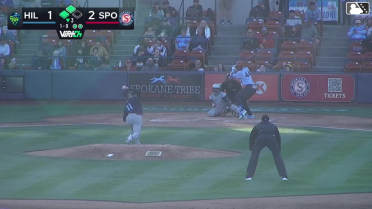 Robert Calaz singles on a ground ball to right fielder Trent Youngblood. Ethan Hedges scores.