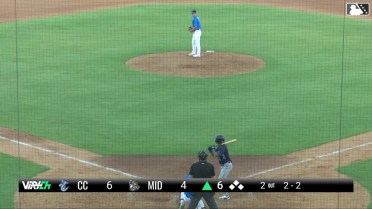 Jack Perkins strikes out his fourth and final batter 