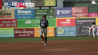 Jace Bohrofen homers (8) on a fly ball to left center field.