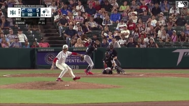 Cooper Ingle singles on a line drive to right fielder Joshua Palacios. Alfonsin Rosario scores.