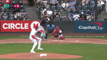Matthew Ellis homers (11) on a fly ball to center field.