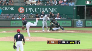 Jake Fraley's first homer of rehab assignment
