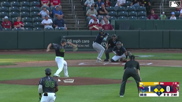 Javi Vaz homers (1) on a fly ball to right center field. Spencer Nivens scores. Daniel Vazquez scores.