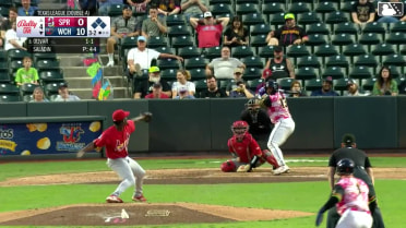 Ricardo Olivar doubles (3) on a sharp line drive to center fielder Chase Davis. Billy Amick scores. Garrett Spain scores. Andrew Cossetti scores.