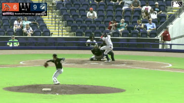 Tyler Rodriguez out on a sacrifice fly to center fielder Stiven Martinez. Filippo Di Turi scores.