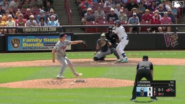 Daniel Dickinson singles on a line drive to center fielder Tommy Hawke. Edgardo Ordonez scores.