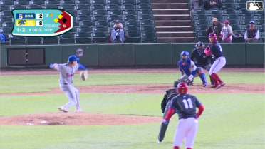 Nick Biddison singles on a ground ball to third baseman Colin Houck. Joel Dragoo scores. Raider Tello to 3rd.