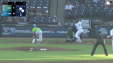 Luke Pettitte singles on a ground ball to right fielder Adolfo Sanchez. Luis Puello scores. Anthony Potestio to 2nd.