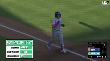 Francisco Alvarez's two-run homer