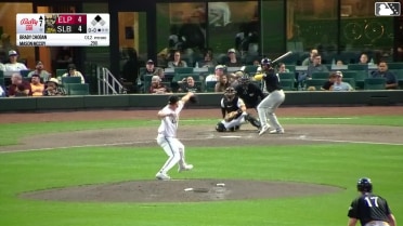 Mason McCoy singles on a ground ball to center fielder Jose Siri. Will Wagner scores.