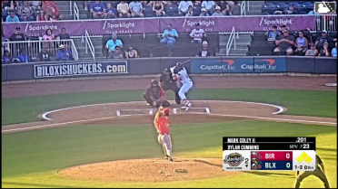 Mark Coley II singles on a ground ball to right fielder Dylan Campbell. Matthew Wood scores. Mike Boeve scores. Darrien Miller out at 2nd on the throw, pitcher Dylan Cumming to right fielder Dylan Campbell to shortstop Ryan Burrowes.