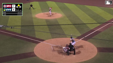 Matthew Ellis singles on a line drive to left fielder Clayton Gray. Ricardo Cova scores.