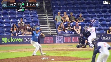 Taylor Darden grounds into a double play, second baseman Hans Montero to shortstop Bryce Martin-Grudzielanek to first baseman Christofer Reyes. Jeremy Rodriguez out at 2nd. Taylor Darden out at 1st.