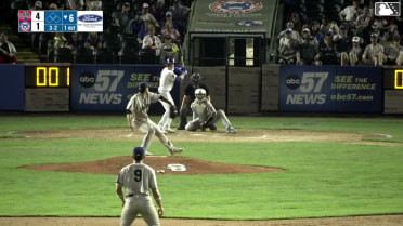 Kade Snell homers (7) on a fly ball to left center field.