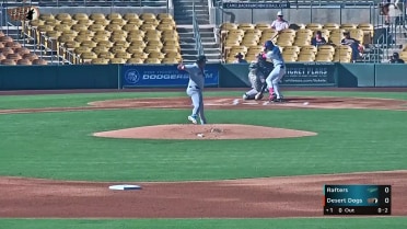 Eduardo Quintero called out on strikes.