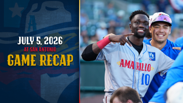 Luis' First-Inning RBI Double is all Amarillo Needs in Shutout Win Over Missions