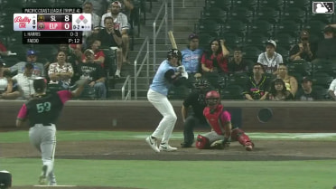 Dustin Harris singles on a line drive to right fielder Bryce Teodosio. Rodolfo Durán scores.