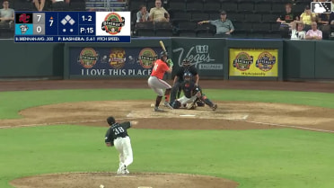 Will Brennan homers (9) on a fly ball to right field.