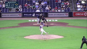 Robert Moore out on a sacrifice fly to center fielder Nate Eaton. Otto Kemp scores.