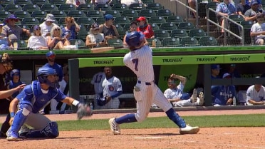 James Triantos' three-hit day