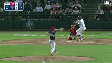 Marco Luciano homers (2) on a fly ball to left field.