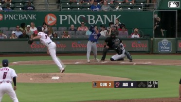 Gavin Lux singles to left field in a rehab appearance