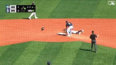 Kevin Parada throws out Jackson Holliday at second