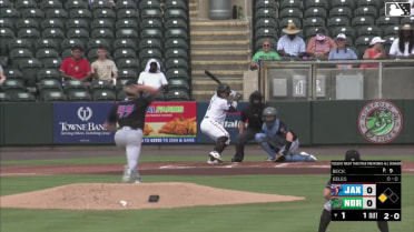 Payton Eeles out on a sacrifice fly to center fielder Brendan Jones. Enrique Bradfield Jr. scores.