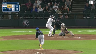 Josh Moylan homers (11) on a fly ball to center field. Coby Morales scores.