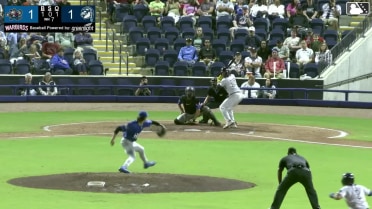 Yannic Walther homers (2) on a fly ball to left field. Juan Ortuno scores. Jadyn Fielder scores.