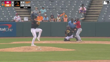 Justice Bigbie homers (6) on a fly ball to right field. Josue Briceño scores.