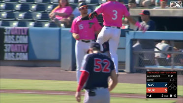 Joey Ortiz blasts three run home run