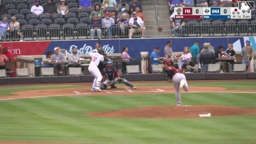 Manuel Pena doubles (2) on a sharp line drive to center fielder Jake Snider. Jansel Luis scores.