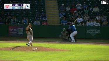 Seby Zavala homers (1) on a fly ball to left field. Austin Gauthier scores.