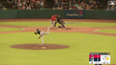 Scott II drills a two-run homer to right-center