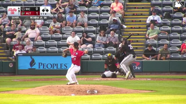 Parks Harber homers (12) on a fly ball to left field. Ty Hanchey scores. Diego Velasquez scores.
