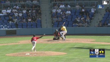 Jose D. Hernandez singles on a sharp line drive to center fielder Cameron Nelson. Easton Shelton scores. Anson Aroz scores. Jose D. Hernandez to 2nd. Fielding error by center fielder Cameron Nelson.