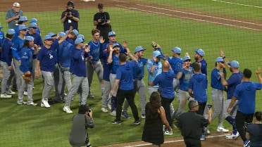 Paul Gervase earns the save to win the Pacific Coast 