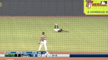 Asbel Gonzalez's diving catch