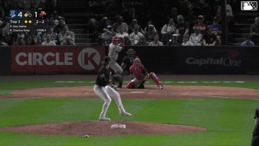 Clayton Gray singles on a ground ball to left fielder Austin Smith. Parker Coddou scores.