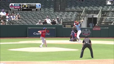 Will Sanders In play, run(s) to Joshua Báez