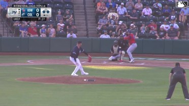 Austin Wynns out on a sacrifice fly to center fielder Blake Perkins. Chas McCormick scores.