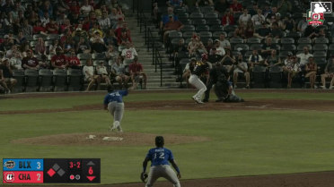 Cade Hunter singles on a ground ball to right fielder Mike Boeve. Ruben Ibarra scores.