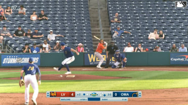 Cade Marlowe triples (7) on a sharp fly ball to center fielder Kameron Misner. Joshua Kuroda-Grauer scores.